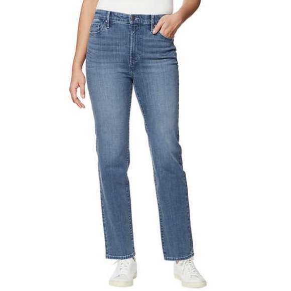 Buffalo David Bitton Alyssa Straight Leg Denim Jeans Size 16 - Picture 1 of 5